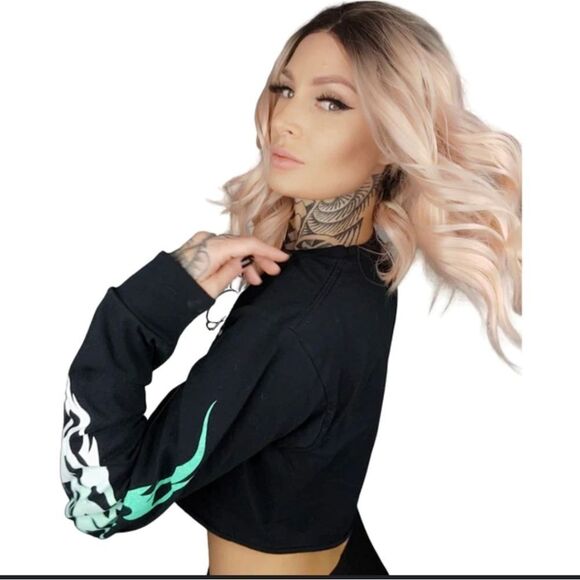 Graphic Crewneck Long Sleeve Shirt - Picture 2 of 10